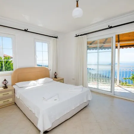 Sea View With Private Pool For 10 People In Antalya, - Awz 140 Kaş
